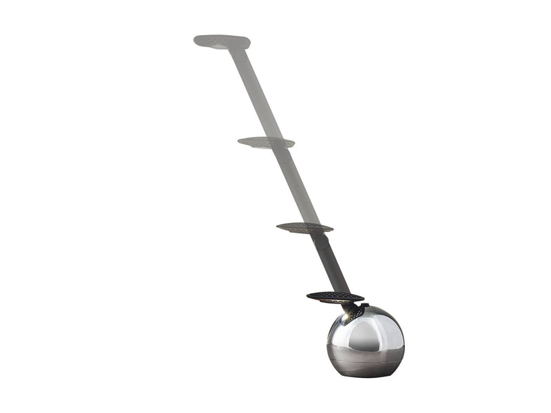 Kiu LED Desk Lamp in Chrome/ Black