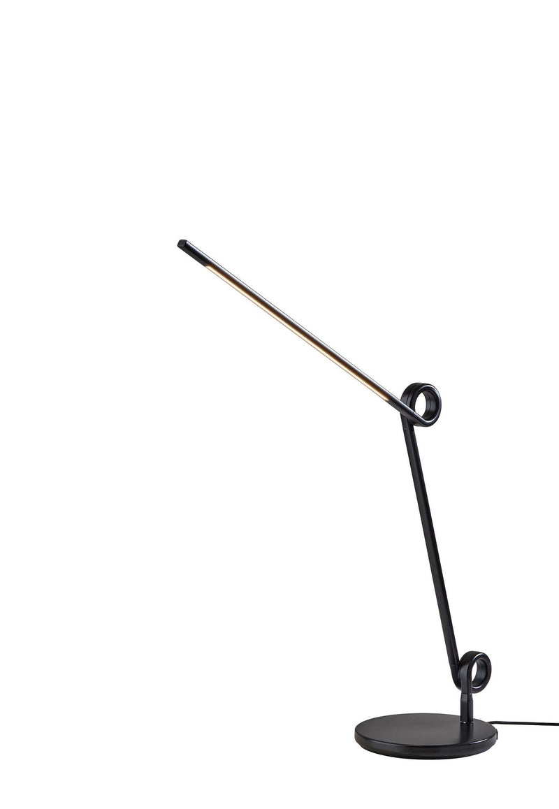 Knot LED Desk Lamp in Black