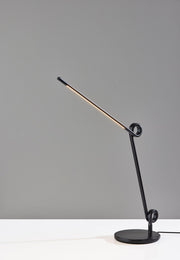 Knot LED Desk Lamp in Black
