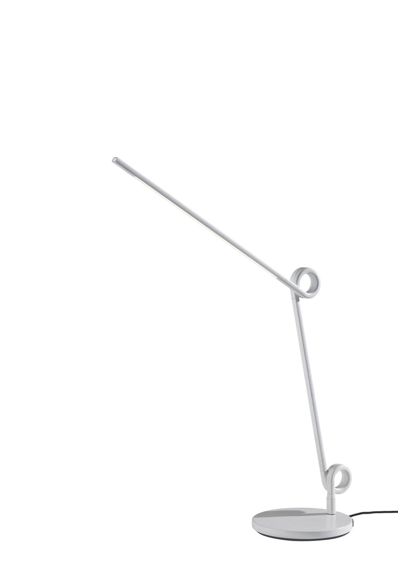Knot LED Desk Lamp in White
