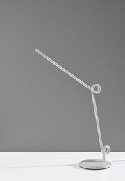 Knot LED Desk Lamp in White