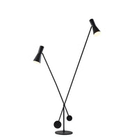 Bond 2-Light Tree Floor Lamp in Black