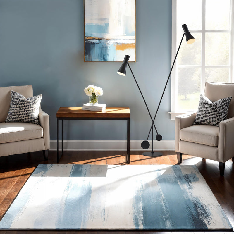 Bond 2-Light Tree Floor Lamp in Black