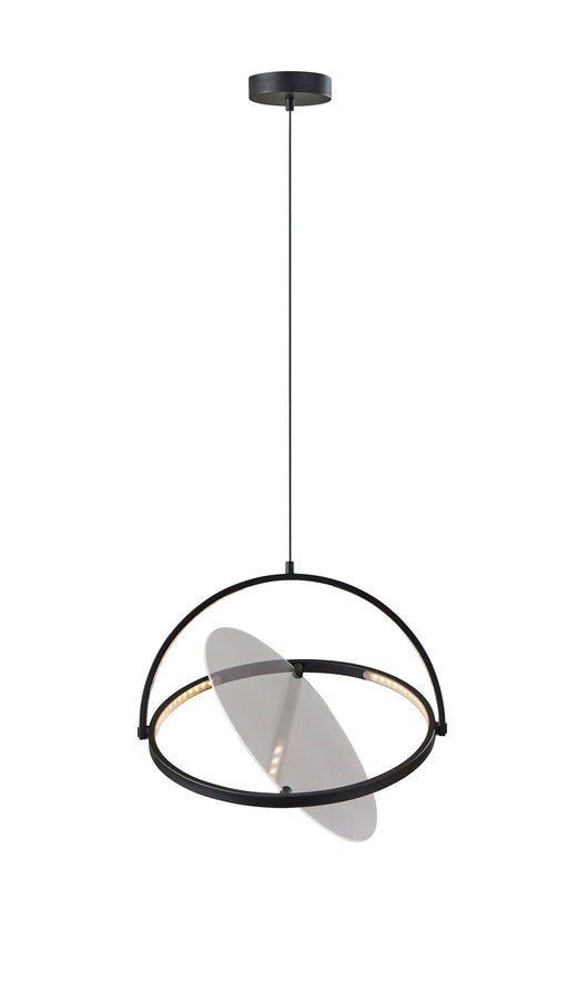 Orsa LED Pendant in Black