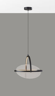 Orsa LED Pendant in Black