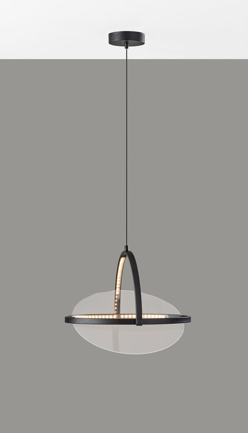 Orsa LED Pendant in Black
