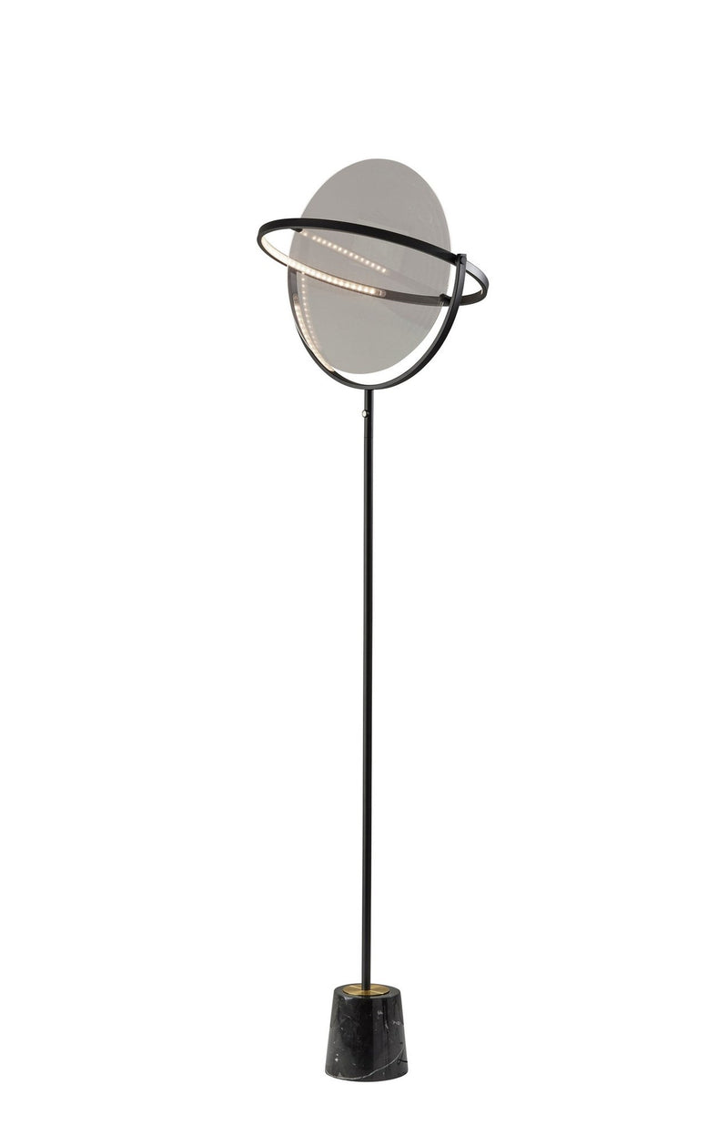 Orsa LED Floor Lamp in Black