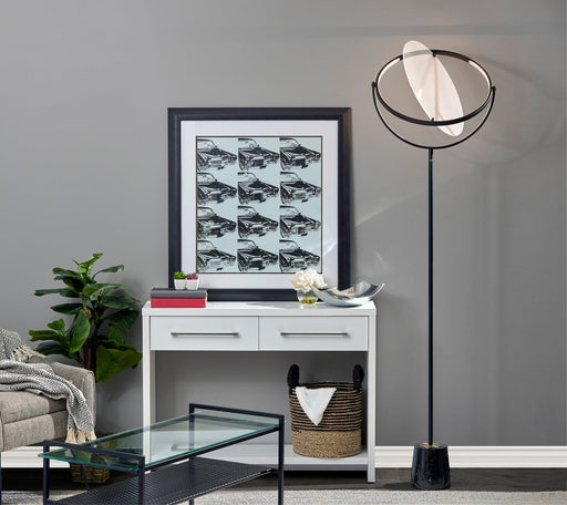 Orsa LED Floor Lamp in Black
