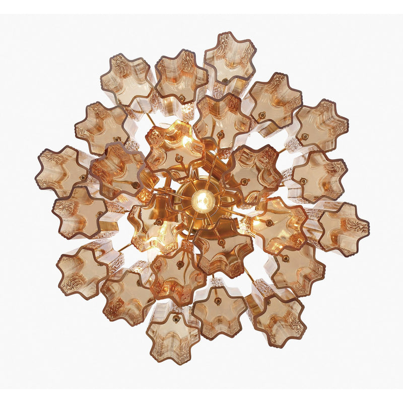 Addis 4 Light 17.75" Pendant in Aged Brass