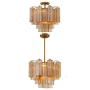 Addis 4 Light 17.75" Pendant in Aged Brass