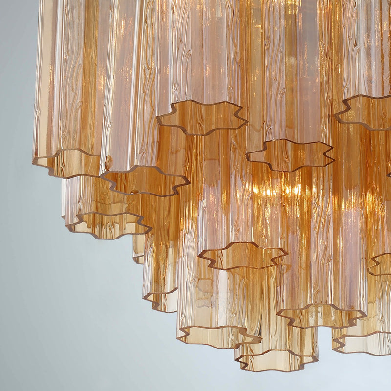 Addis 4 Light 17.75" Pendant in Aged Brass