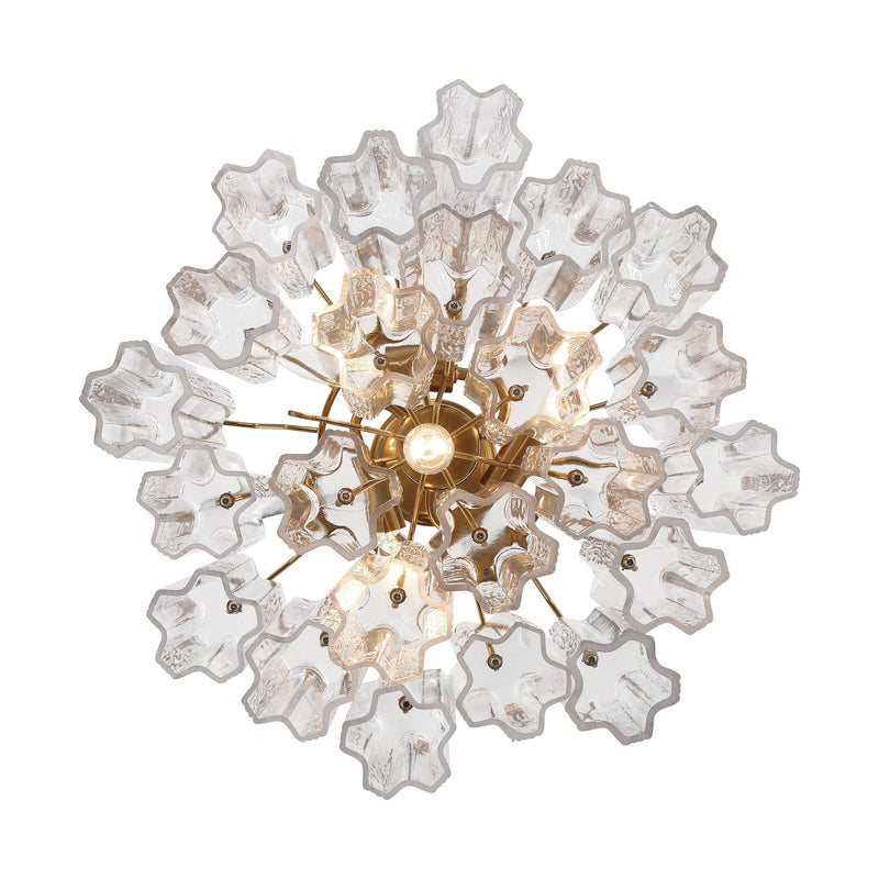 Addis 4 Light 17.75" Pendant in Aged Brass