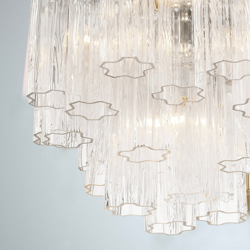 Addis 4 Light 17.75" Pendant in Aged Brass