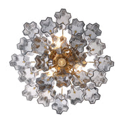 Addis 4 Light 17.75" Pendant in Aged Brass