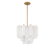 Addis 4 Light 17.75" Pendant in Aged Brass