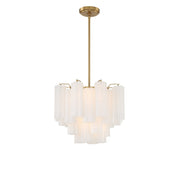 Addis 4 Light 17.75" Pendant in Aged Brass