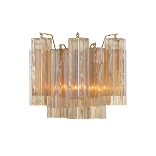 Addis 2 Light 14.5" Sconce in Aged Brass