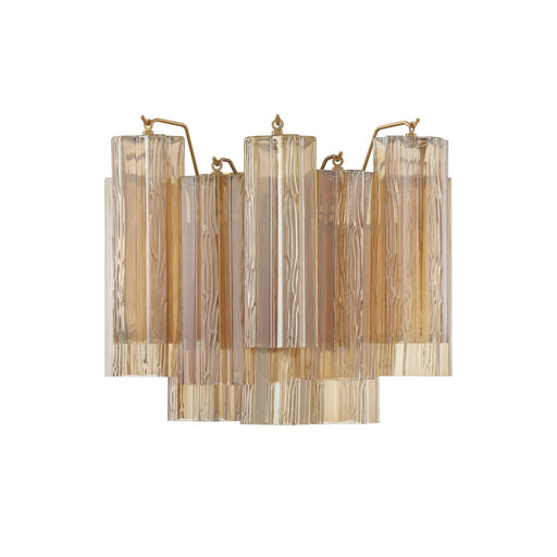 Addis 2 Light 14.5" Sconce in Aged Brass