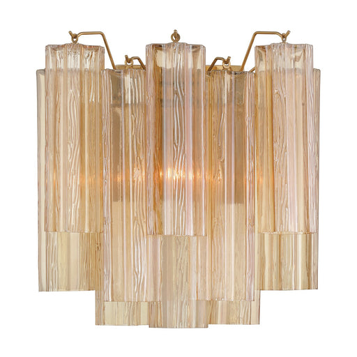 Addis 2 Light 14.5" Sconce in Aged Brass