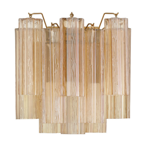 Addis 2 Light 14.5" Sconce in Aged Brass