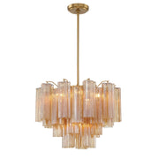 Addis 6 Light 19.75" Chandelier in Aged Brass