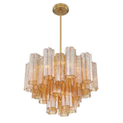 Addis 6 Light 19.75" Chandelier in Aged Brass
