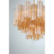 Addis 6 Light 19.75" Chandelier in Aged Brass