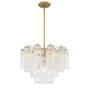 Addis 6 Light 19.75" Chandelier in Aged Brass