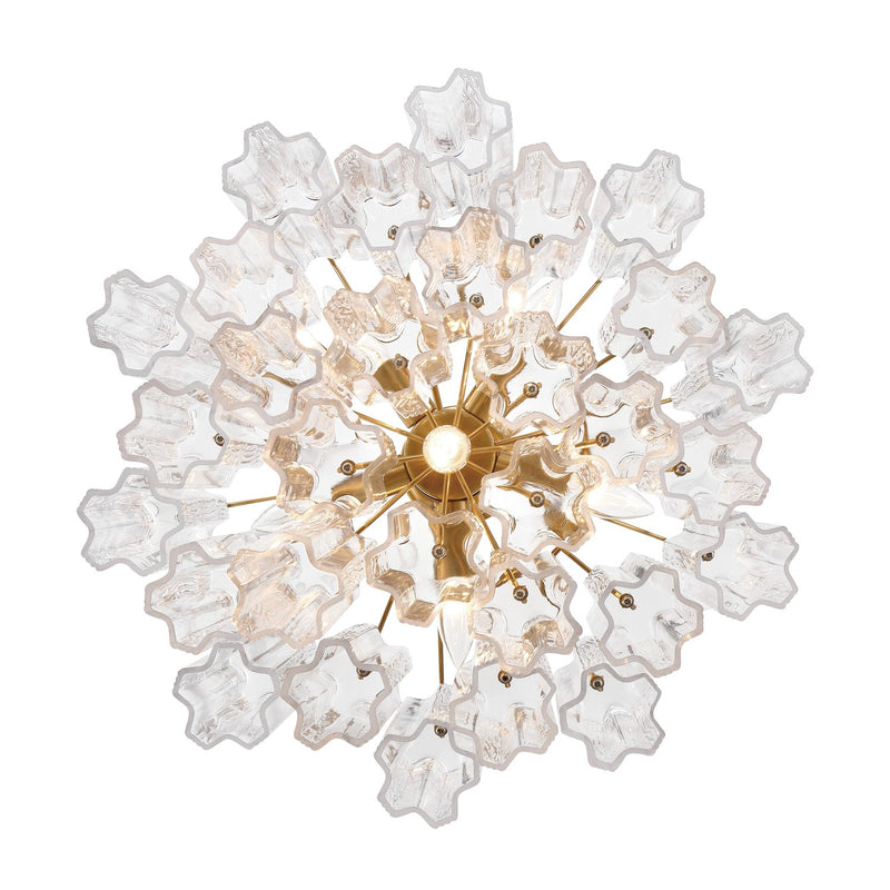 Addis 6 Light 19.75" Chandelier in Aged Brass