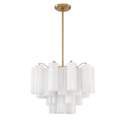 Addis 6 Light 19.75" Chandelier in Aged Brass