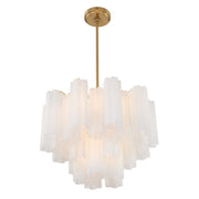 Addis 6 Light 19.75" Chandelier in Aged Brass