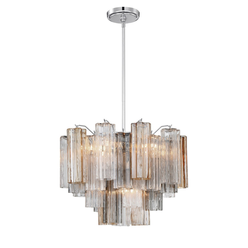 Addis 6 Light 19.75" Chandelier in Polished Chrome