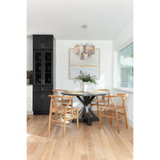 Addis 6 Light 19.75" Chandelier in Polished Chrome in a room setting