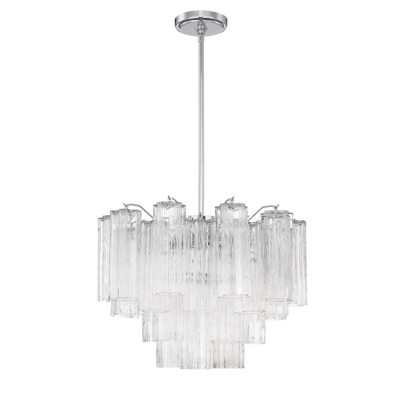 Addis 6 Light 19.75" Chandelier in Polished Chrome