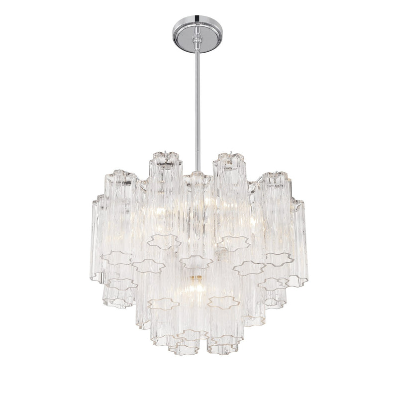 Addis 6 Light 19.75" Chandelier in Polished Chrome