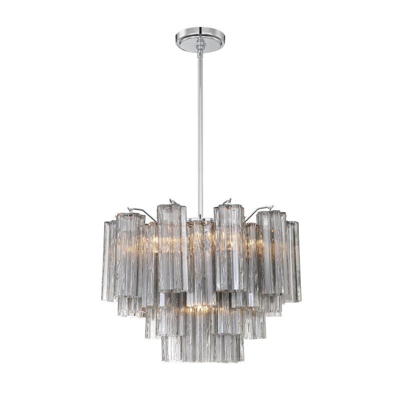 Addis 6 Light 19.75" Chandelier in Polished Chrome