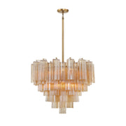 Addis 12 Light 26.75" Pendant in Aged Brass