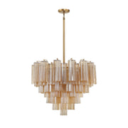 Addis 12 Light 26.75" Pendant in Aged Brass