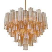 Addis 12 Light 26.75" Pendant in Aged Brass