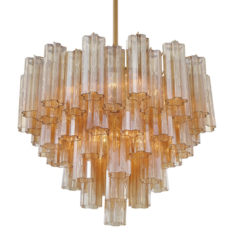 Addis 12 Light 26.75" Pendant in Aged Brass