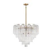 Addis 12 Light 26.75" Pendant in Aged Brass