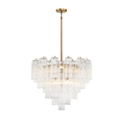 Addis 12 Light 26.75" Pendant in Aged Brass
