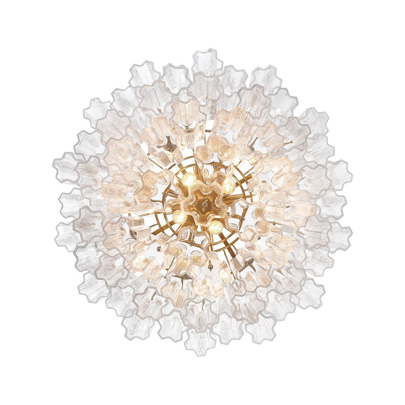 Addis 12 Light 26.75" Pendant in Aged Brass