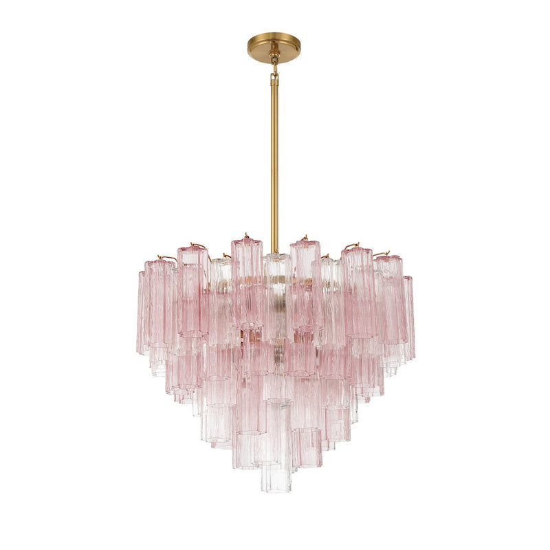 Addis 12 Light 26.75" Pendant in Aged Brass