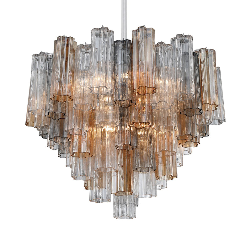 Addis 12 Light 26.75" Pendant in Polished Chrome