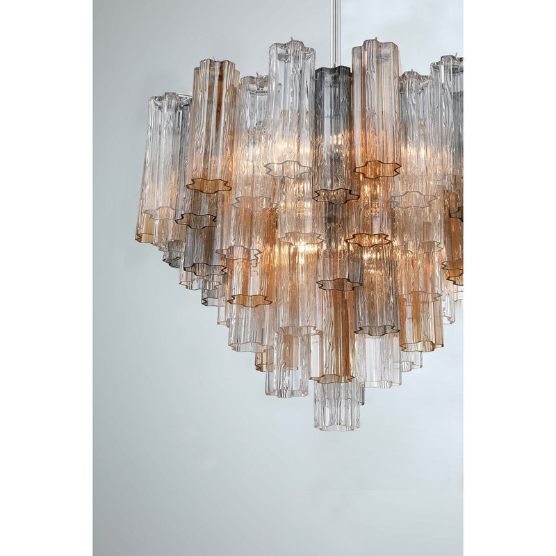 Addis 12 Light 26.75" Pendant in Polished Chrome