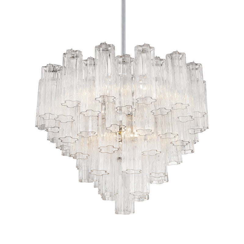 Addis 12 Light 26.75" Pendant in Polished Chrome