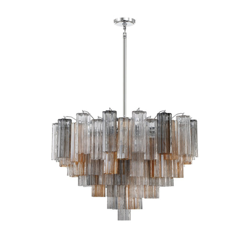 Addis 16 Light 32" Pendant in Polished Chrome