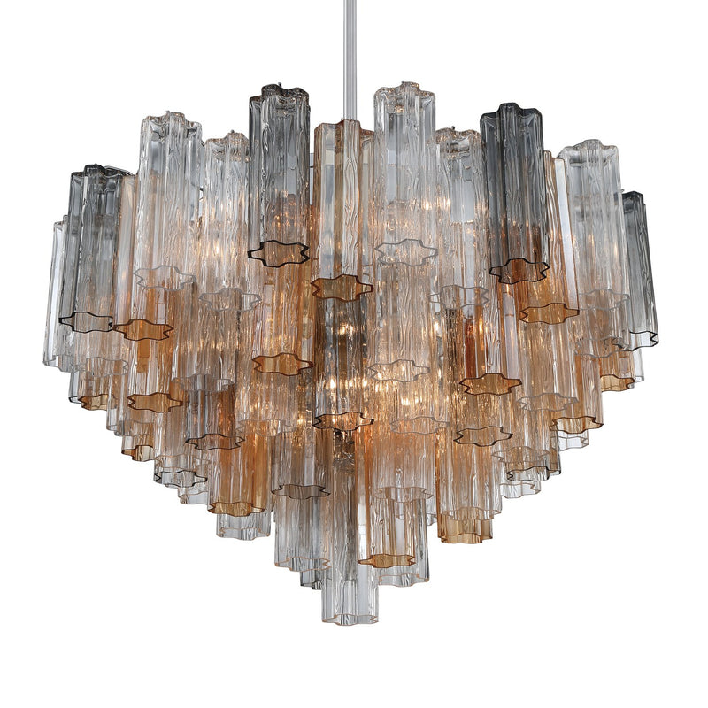 Addis 16 Light 32" Pendant in Polished Chrome
