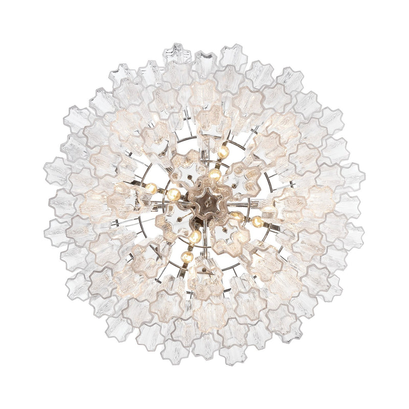 Addis 16 Light 32" Pendant in Polished Chrome